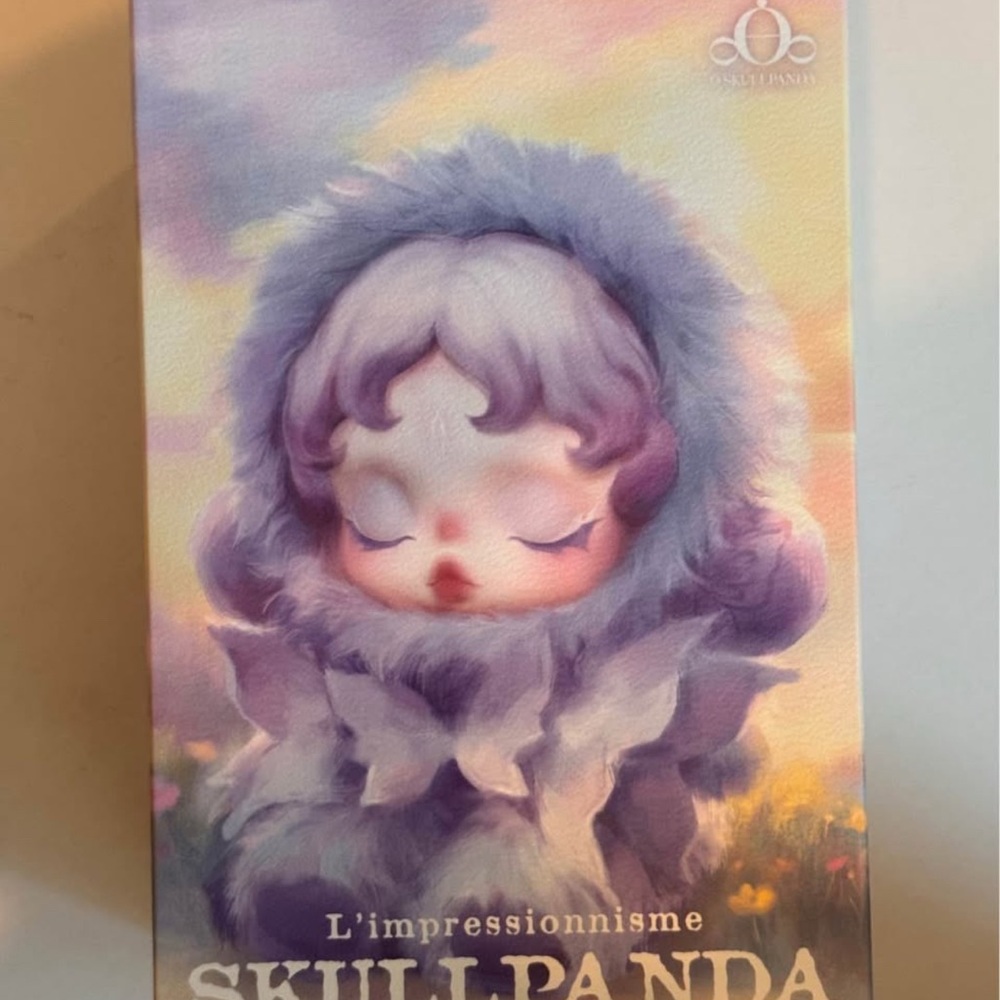 POPMART θSKULLPANDA L'impressionnisme Series Plush Doll [Dawn]